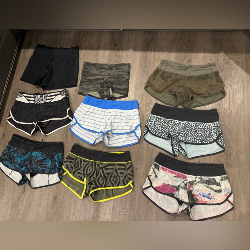 Lululemon size 6 shorts speed up/short